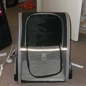 LOLLIMEOW Pet Carrier Backpack for Dogs and Cats, Fully Ventilated Mesh